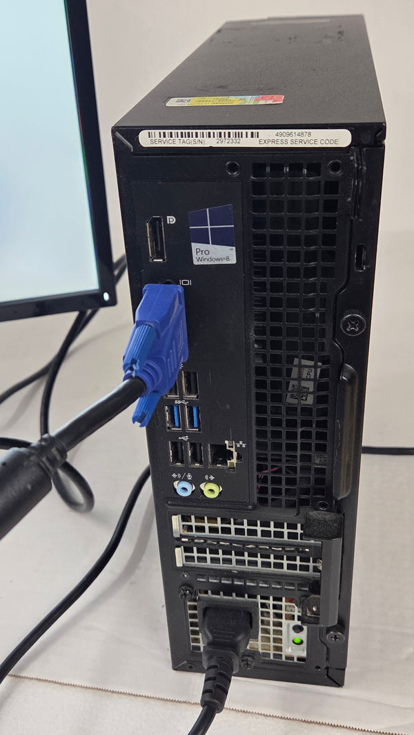 Dell OptiPlex 3020 250GB SSD, 8GB Ram, i5-4590 @ 3.30GHz - Repaired: Charger included