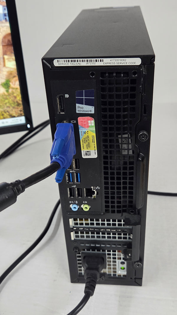 Dell OptiPlex 3020 116GB SSD, 8GB Ram, i5-4590 @ 3.30GHz - Repaired: Charger included