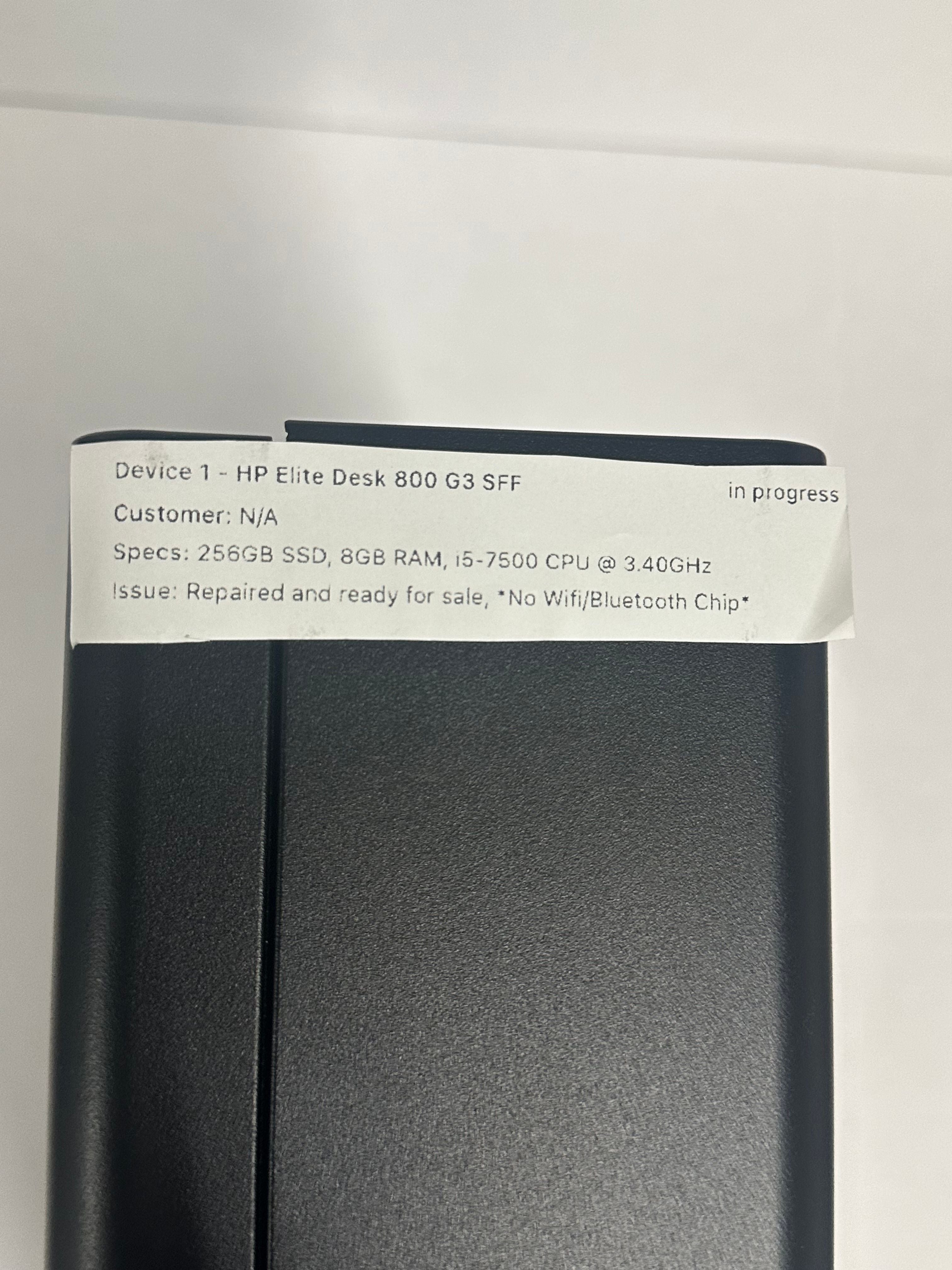 HP EliteDesk 800 G3 SFF *Non Built-in WiFi* - N/A