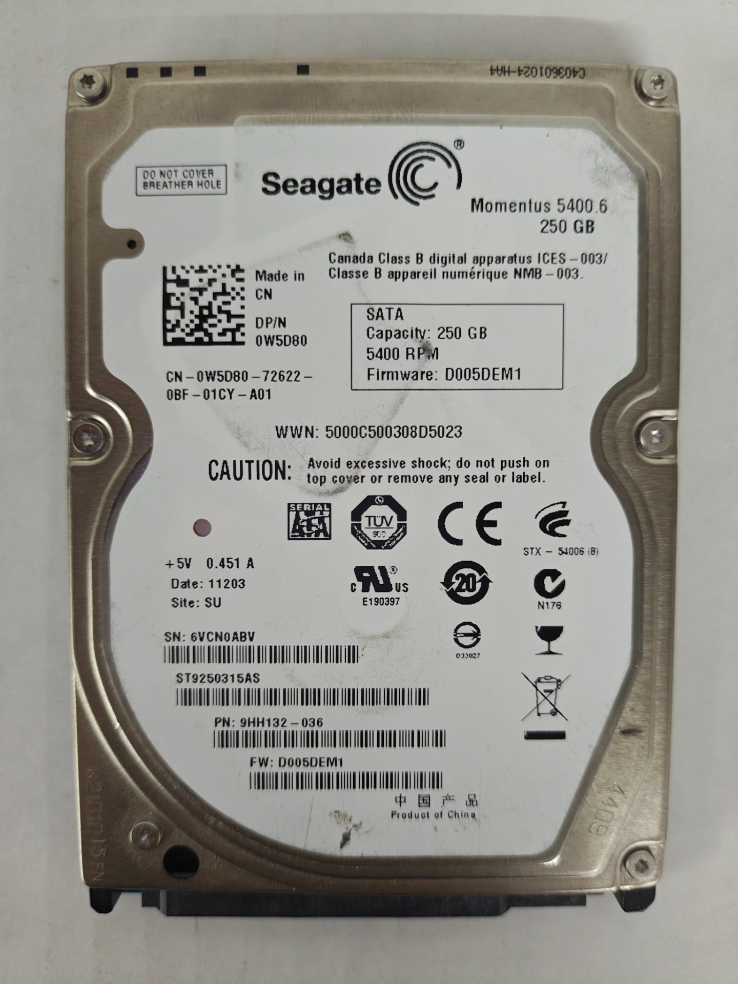 Seagate Momentus 5400.6 250GB