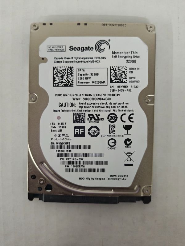 Seagate Momentus Thin 320GB 2.5 SATA